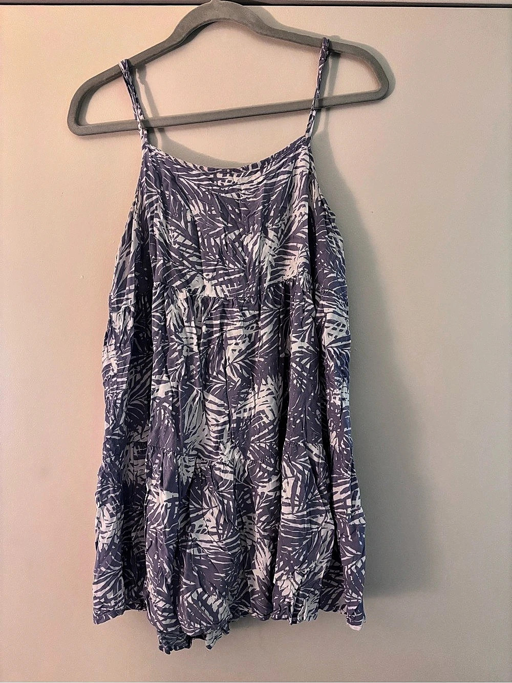 Ocean Drive Purple Abstract Mini Dress Size Large